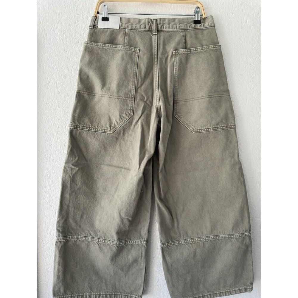 Everlane Olive Wide Leg Jeans - Picture 8 of 13
